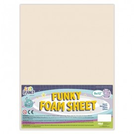 9 x 12 Funky Foam Sheet (2mm Thick) - Ivory