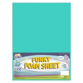 9 x 12 Funky Foam Sheet (2mm Thick) - Turquoise