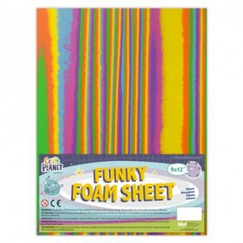 9 x 12 Funky Foam Sheet (2mm Thick) - Stripe