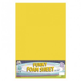 12 x 18 Funky Foam Sheet (2mm Thick) - Yellow