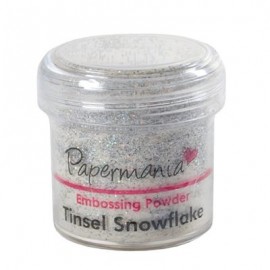 Embossing Powder (1oz) - Tinsel Snowflake